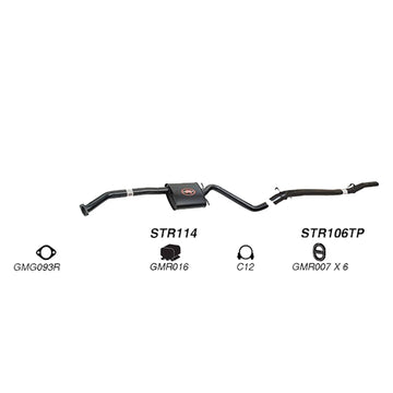 Redback Exhaust 2 1/2" Complete System for Holden Caprice (03/1990 - 06/1999), Statesman (03/1990 - 06/1999) - Brixton 4x4 - Buy Online Now!